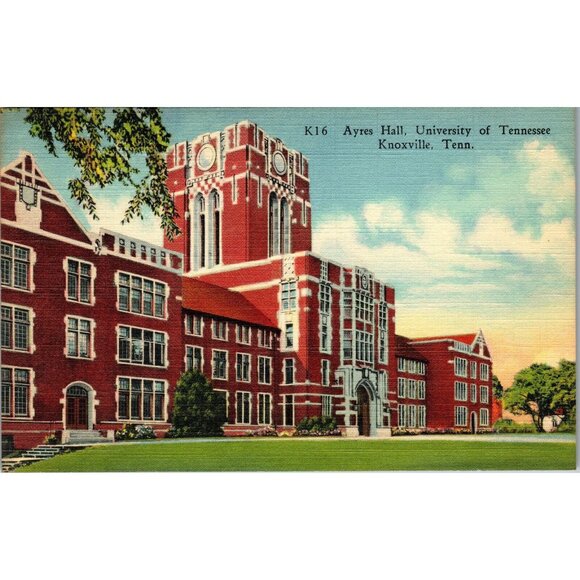 Post Card, Ayres Hall, University of Tennessee, Knoxville, TN - Picture 1 of 2